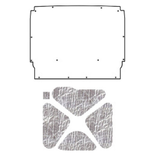 1962-65 Nova Under Trunk Cover-Smooth