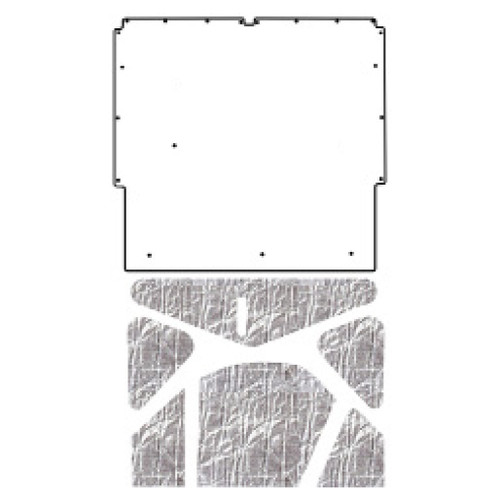 1965-66 Pontiac A-Body AcoustiHood Cover Kit-Smooth with HeatShield Insulation Panels.