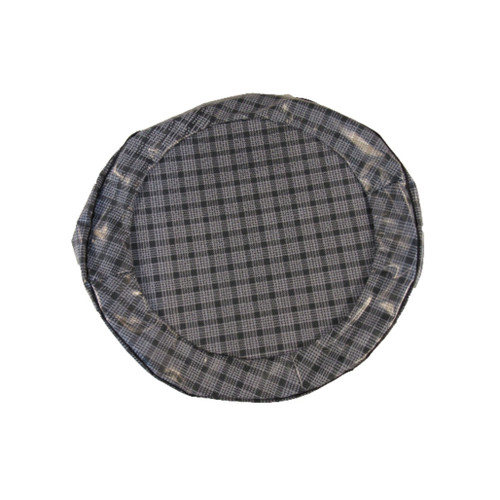 Spare Tire Cover for 1962-1974 Plymouth Fury, Valiant, Barracuda, Fury II, Fury III, Fury I, Road Runner, Duster, Scamp, Gran Fury 15" Vinyl Gray Herringbone