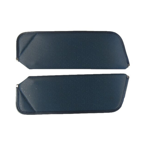 Sun Visor for 1973-1977 Buick Skylark 2 Door Hardtop Cardboard/Fiberboard Perforated Black Perforated Vinyl 2 Piece