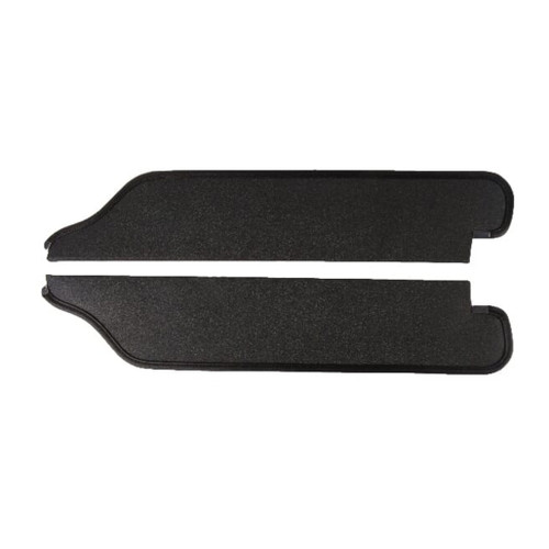 Sun Visor for 1965 Ford Fairlane 2 Door Hardtop Cardboard/Fiberboard Crater Black Crater Vinyl 2 Piece