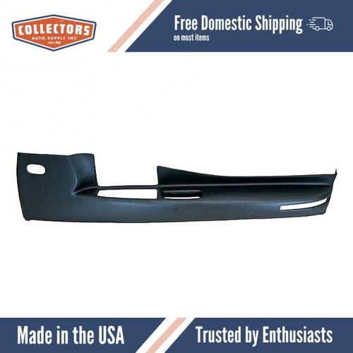 Interior Door Arm Rest Skin Overlay for 1992-2000 Cadillac El Dorado Plastic Black Plastic 1 Piece for 2 Door Cars