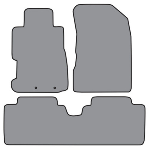 Floor Mats for 2001-2005 Honda Civic 2DR Coupe 2pc Frts & 1pc Rr (P30 P30R)