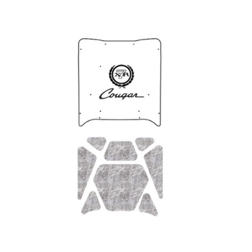 Hood Insulation Pad Heat Shield for 1977-79 Mercury Cougar, @ F-03 XR-7 Head