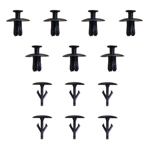 Cowl Panel Clip for 1994-1997 Honda Accord - 4 Door Sedan, Station Wagon - 13 Piece Direct Replacement