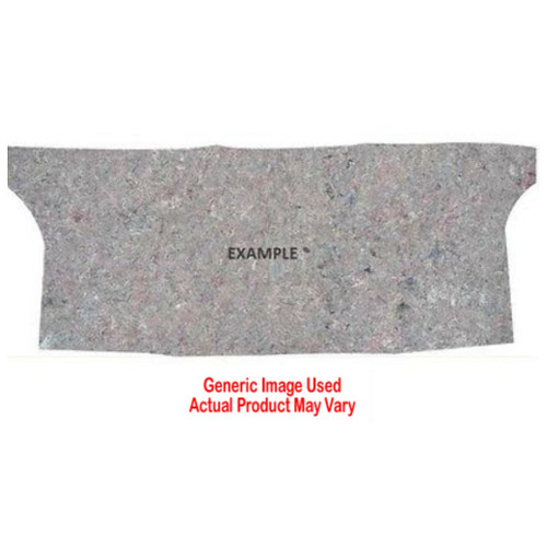 Trunk Divider Insulation for 1960 Pontiac Ventura 2 Door Hardtop Jute Gray 1 Piece