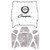 Hood Insulation Pad Heat Shield for 1974-1976 Mercury Cougar, @ F-092 Crest