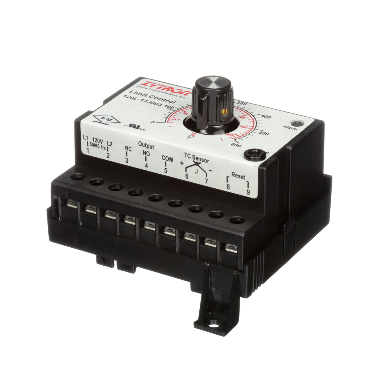 Zytron Series 120L Limit DIN Rail Temperature Controller - 