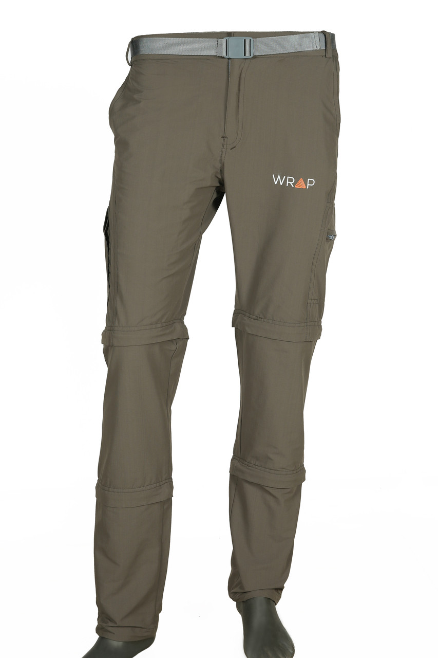 Convertible Detachable Trekking Hiking Outdoor Pants Olive Green