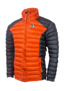 Himalayan Warm Full Sleeves Silicon Fibre Synthetic Puffy Jacket Orange Himalayan Warm Full Sleeves Silicon Fibre Synthetic Puffy Jacket Orange