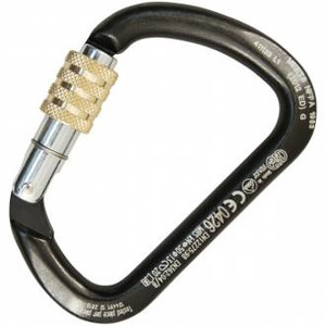 X Large Carbon Steel Screw Gate Carabiner 50 KN X Large Carbon Steel Screw Gate Carabiner 50 KN