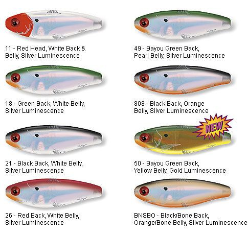 Leurre De Pêche L&S Mirrolure 19MR-S MirrOminnow - Suspending Twitchbait Silver Scale 3/8 Oz