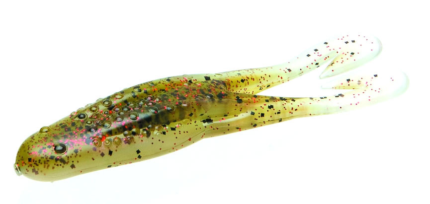 Zoom Horny Toad Bait - 4-1/4in - Watermelon Red Pearl - TackleDirect