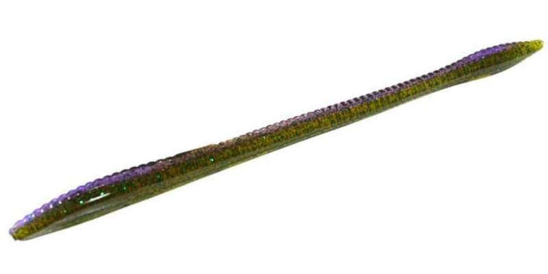 Zoom Trick Worm Bait - 6-1/4in - Purple Passion - TackleDirect