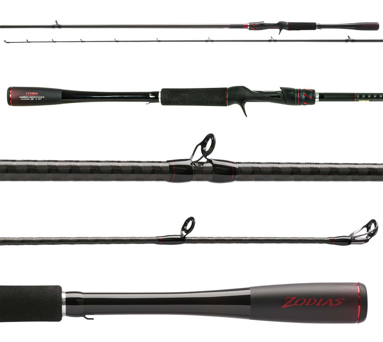 Shimano ZDC72HA Zodias Casting Rod - TackleDirect
