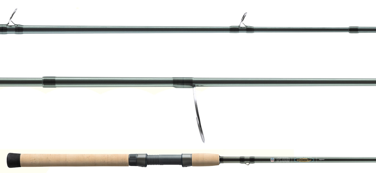 St. Croix ATS70MLF3 Avid Trek Travel Spinning Rod - TackleDirect