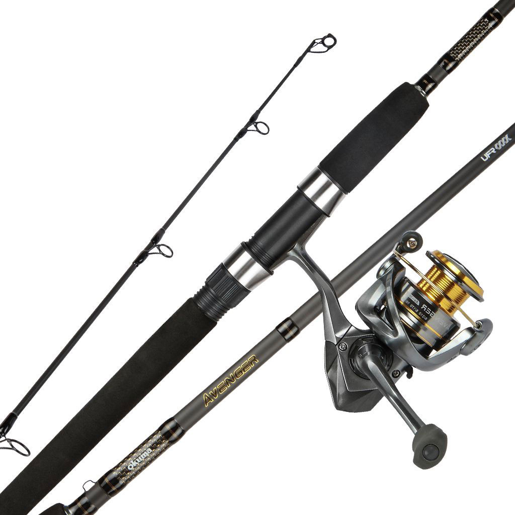 okuma avenger baitfeeder reels Okuma Avenger Baitfeeder Spinning Combos