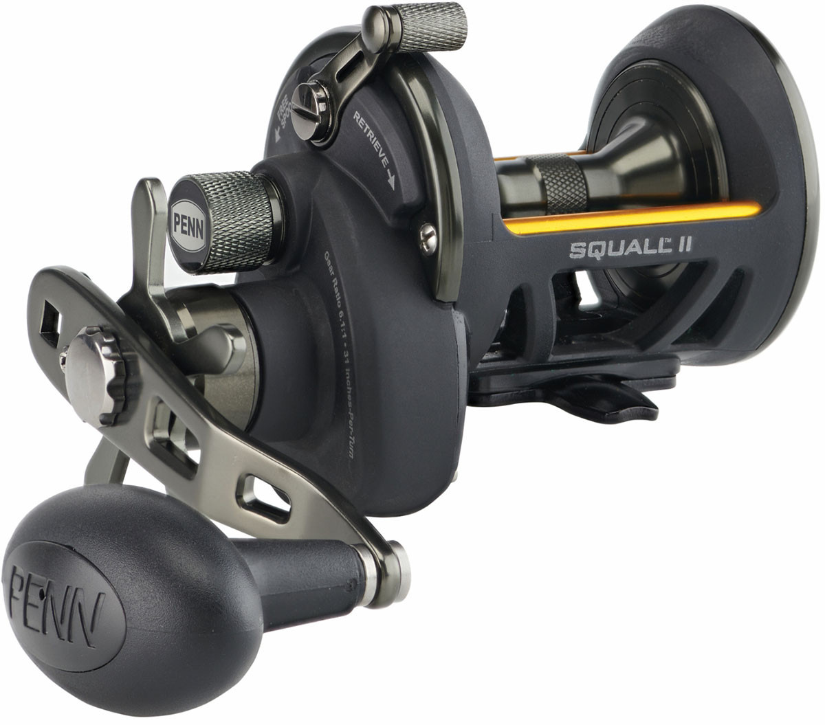 Penn SQLII15SDCS Squall II Star Drag Reel - TackleDirect
