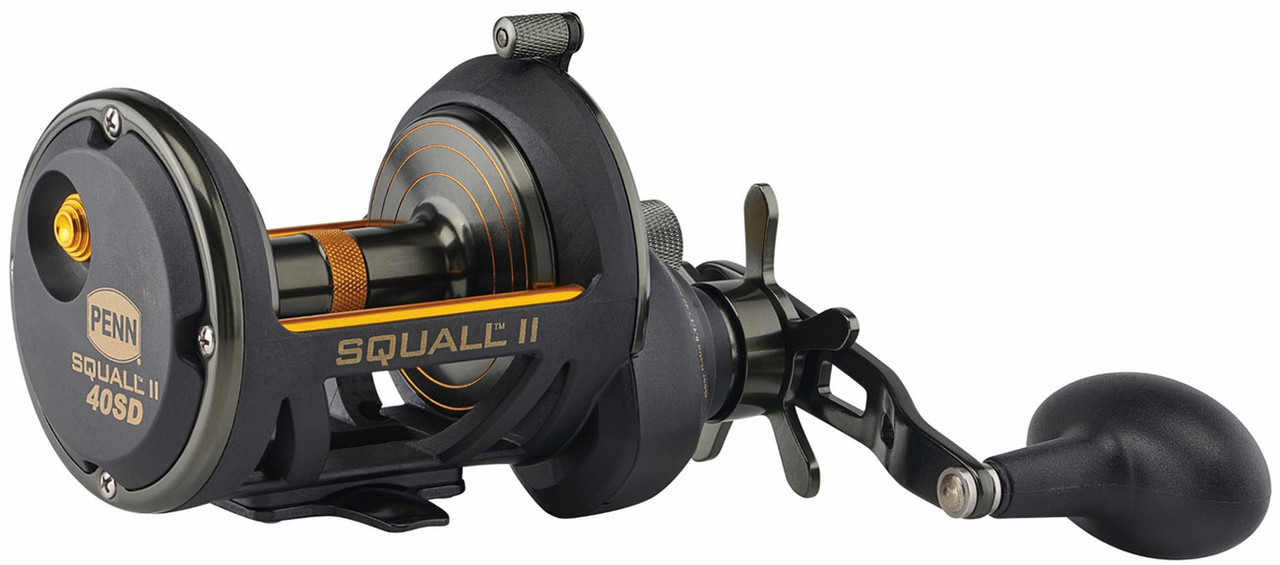 Penn SQLII40SDLH Squall II Star Drag Reel - TackleDirect