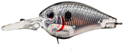 Evergreen Bass Lure MoDO Piccolo Dive Shallow #379 Flash Silver Shad