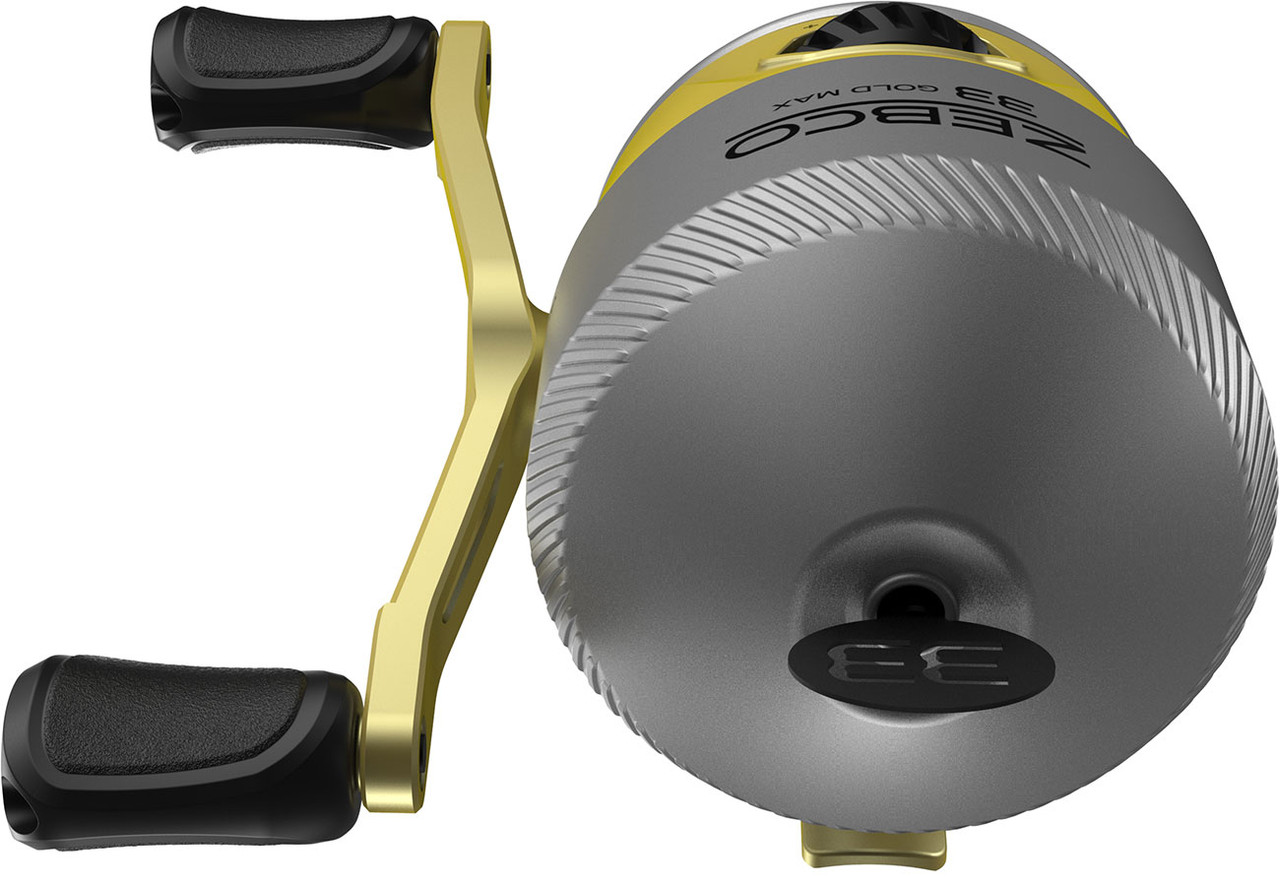 Zebco 33 MAX Gold Spincast Reel - TackleDirect