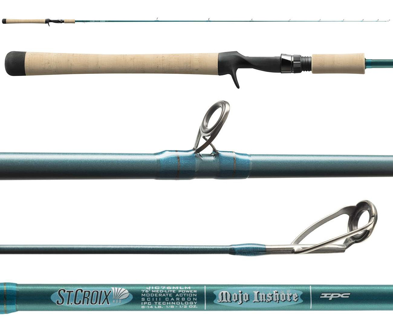 St. Croix JIC70MF Mojo Inshore Casting Rod - 7 ft. - TackleDirect