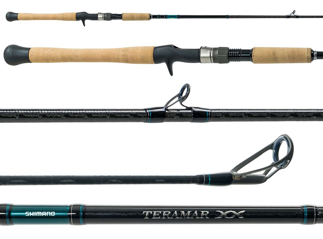 トシマ Shimano TXEC76H Teramar XX Southeast Casting Rod - TackleDirect