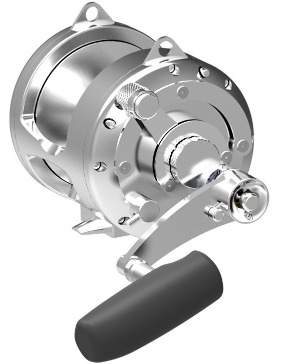 Avet T-RX 50W 2-Speed Lever Drag Big Game Reel - Silver - Left