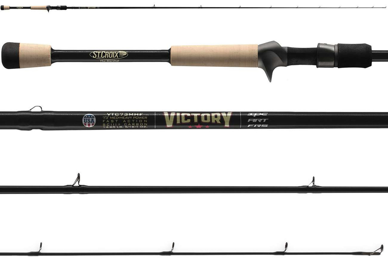σσST.CROIX AXC74HF St. Croix BAC74HF Bass X Casting Rod - TackleDirect