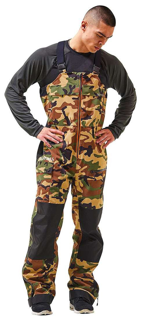 Simms CX Bib - Woodland Camo - TackleDirect