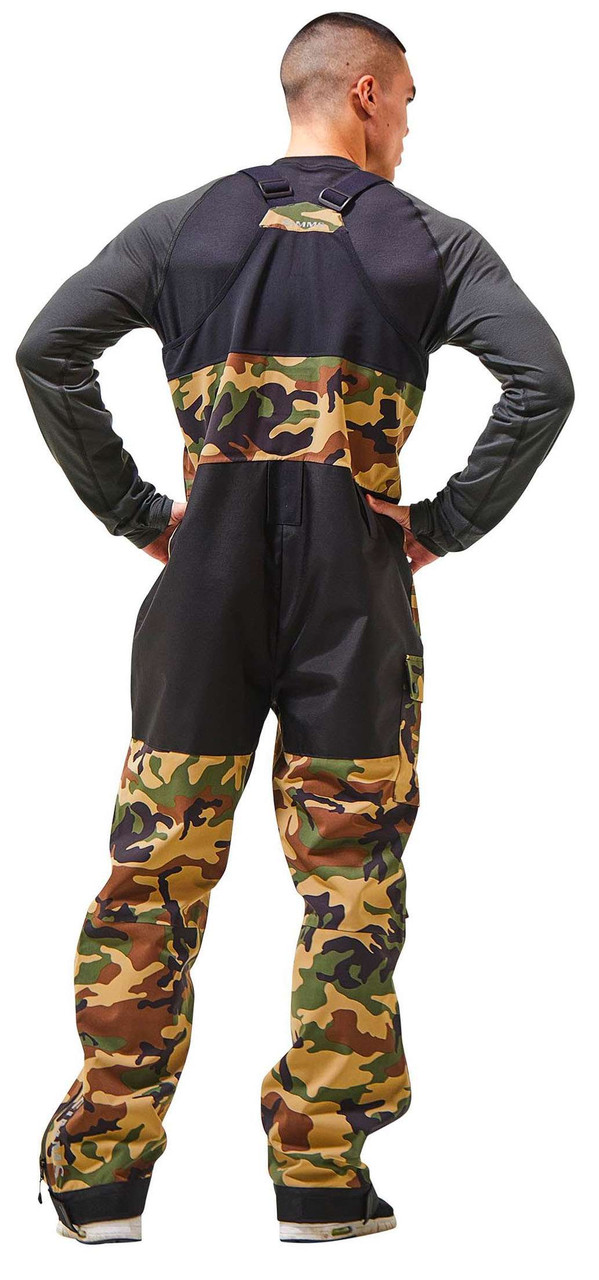 Simms CX Bib - Woodland Camo - TackleDirect