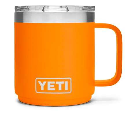 YETI Rambler 10oz Mug with Magslider Lid - King Crab Orange