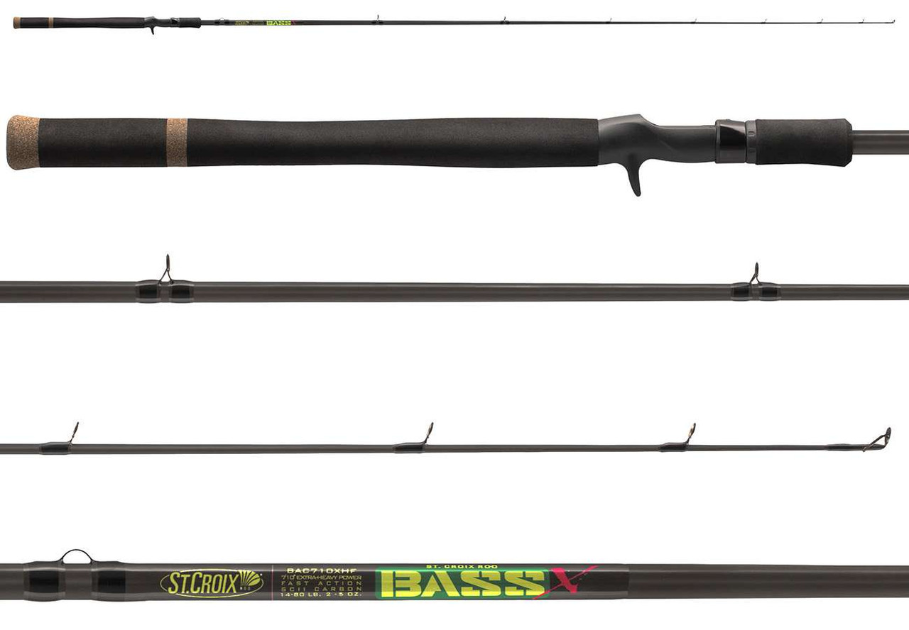 St. Croix BAC66MHF Bass X Casting Rod - TackleDirect