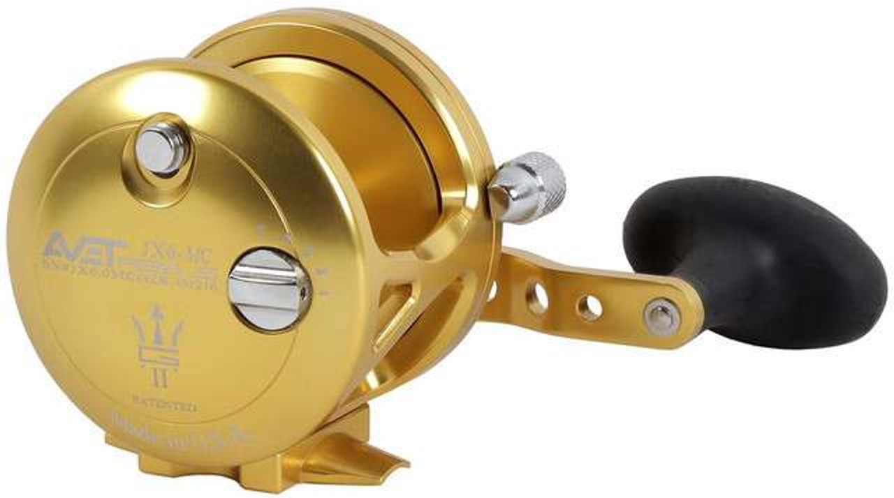 Avet JX 6.0 G2 MC 1 Speed Reel - Gold (NGP) - TackleDirect