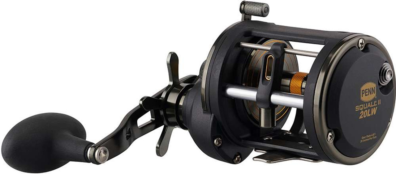Penn SQLII20LW Squall II Level Wind Conventional Reel