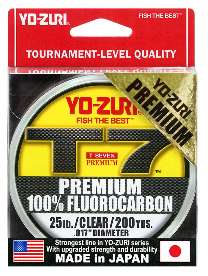 Yo-Zuri T7 Premium Fluorocarbon - 200yds - 25lb - TackleDirect
