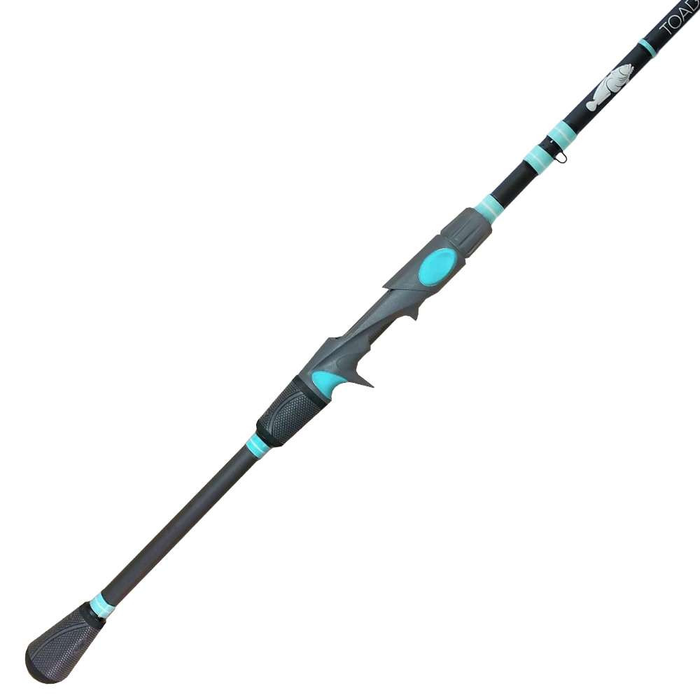baitcast rod medium 7 ft Valor™ 903: 6 in / Med. Heavy Power / Moderate Fast Action grade 36 million modulus Toray carbon blank is super Lunkerhunt F-117 Baitcaster Combo