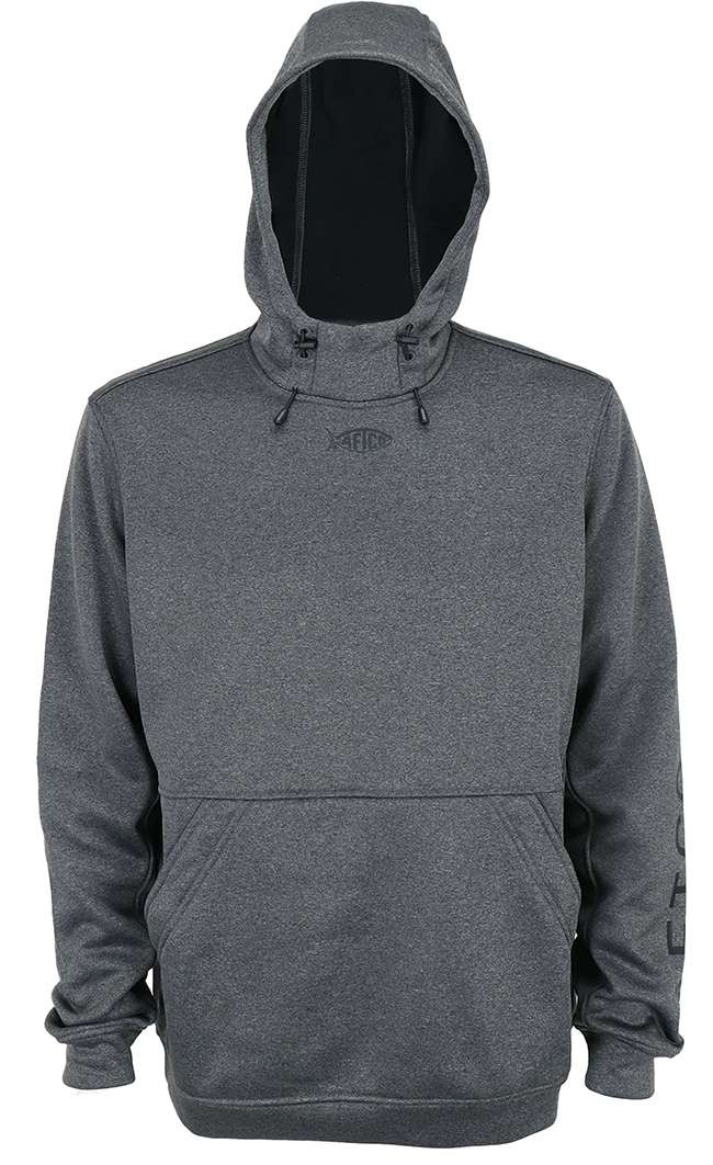 Aftco Shadow Fleece Sweatshirt - Charcoal Heather - Small