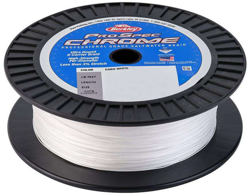 Berkley ProSpec Chrome Premium Braid - 40lb - 500yd - TackleDirect