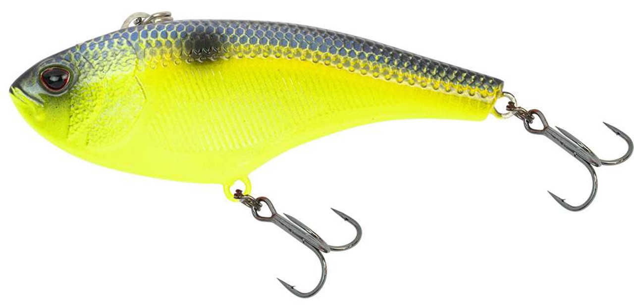Nomad Design Swimtrex Sinking - 66 - Chartreuse Black Back - TackleDirect
