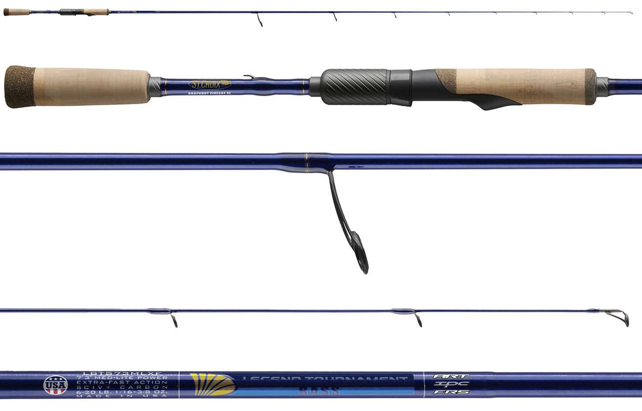 St. Croix LBTS73MXF Legend Tournament Bass Spinning Rod - TackleDirect
