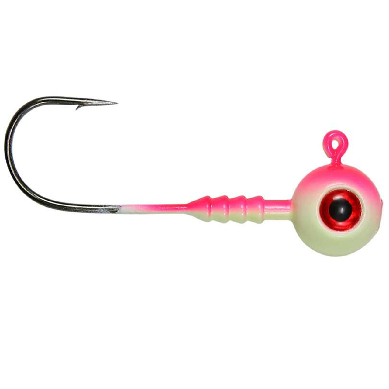 Jigging World Power Ball V2 Jig Head - 2oz - Pink Shine - TackleDirect