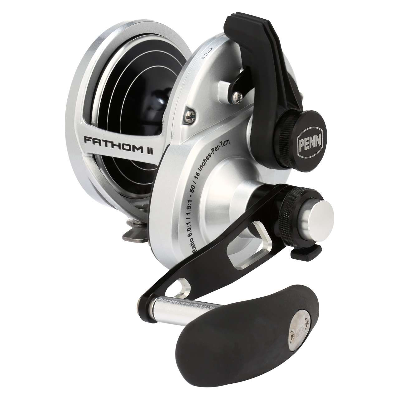 Penn FTHII40NLD2LH Fathom II Lever Drag Reel - TackleDirect