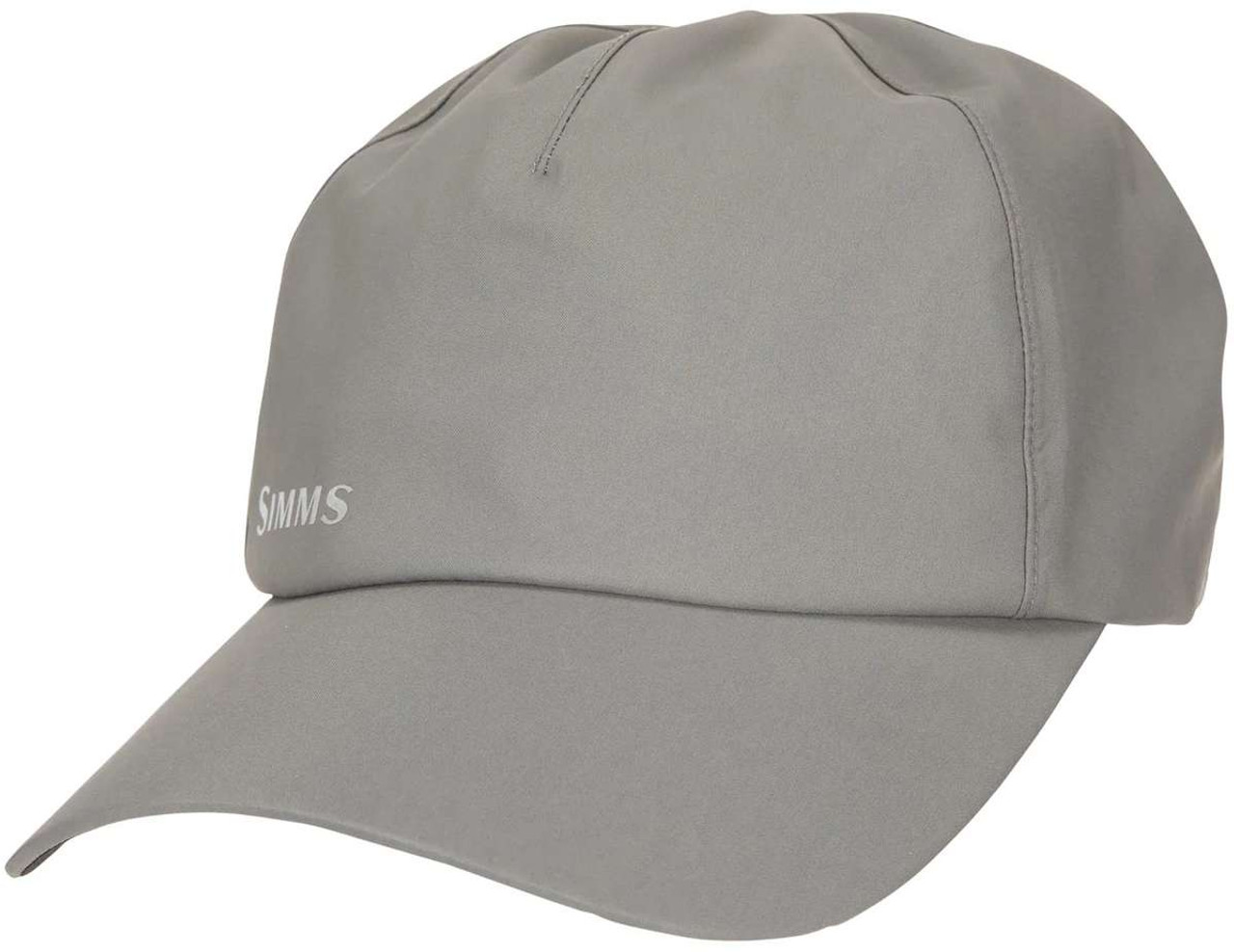 帽子 homegame SUFitted LongBrimHat gray 7-1/2 Simms Gore-Tex Rain Cap - Steel - L/XL - TackleDirect