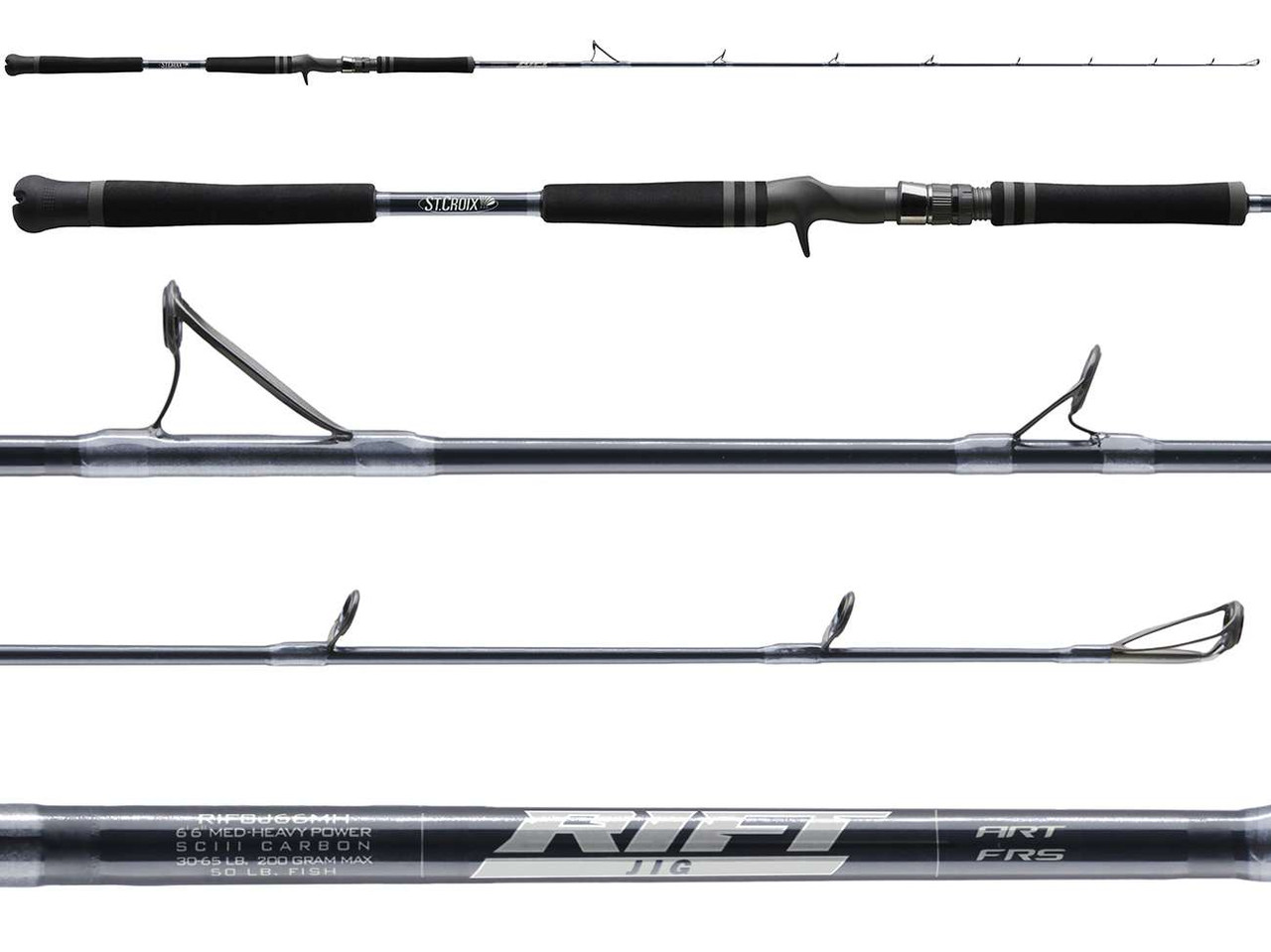 St. Croix RIFCJ66MH Rift Jig Casting Rod - TackleDirect