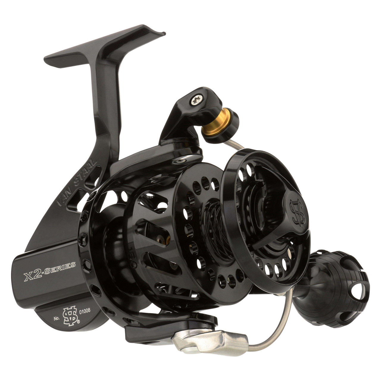 Van Staal VSB150BX2 VS X2 Bailed Spinning Reel - Black - TackleDirect