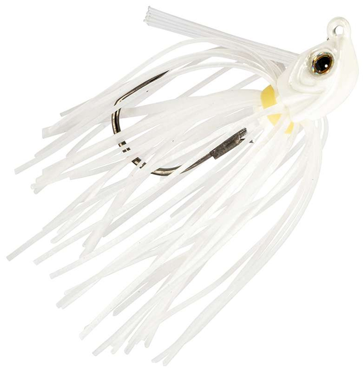 【HI FI FNK】21FW★ May Warmer Fisherman Knit Z-Man Midwest Finesse Swim Jig - 1/4oz - Pearl Ghost