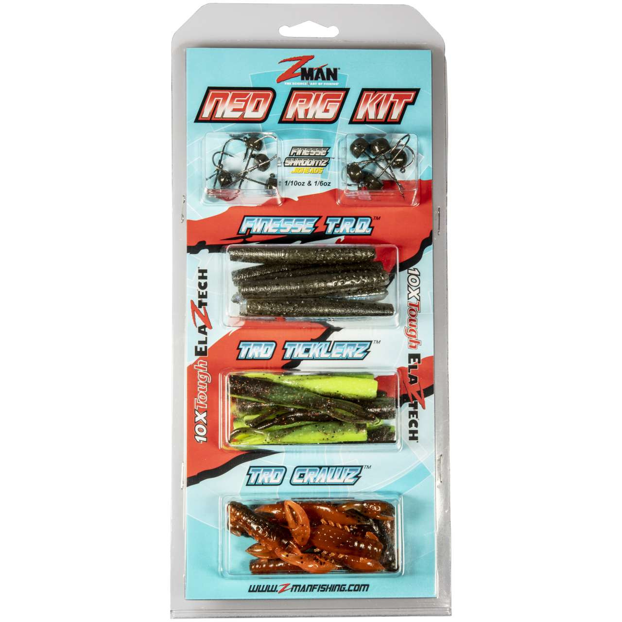Z-Man Ned Rig Kit - Hot Colors - TackleDirect