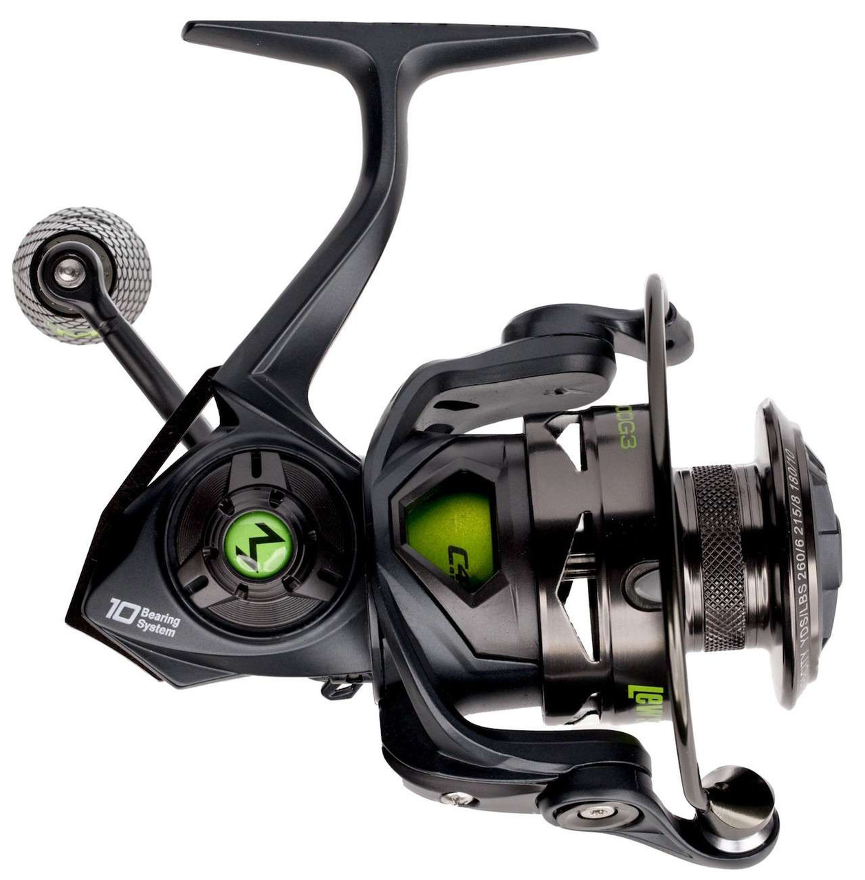 LEW MACH2 ベイトリール HG右 Lews MH2-200G3 Mach II Gen 3 Spinning Reel - TackleDirect