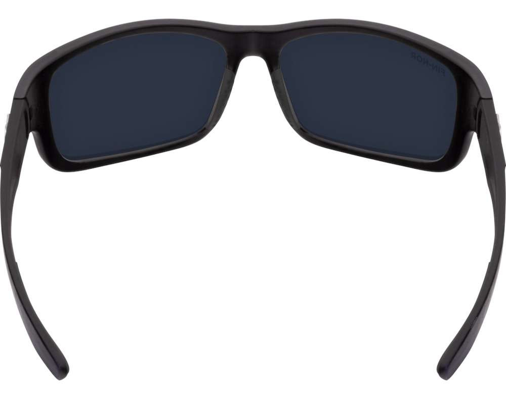 Fin Nor Men's Matte Dark Grey Sunglasses – Spring Hinge, Vented Side Shields, Adjustable Nose Pads
